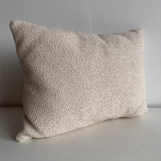 PW005 HOMENATURE CREAM KNITTED WOOL PILLOW