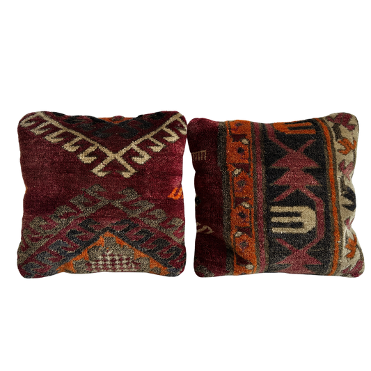 PW014 PAIR OF TURKISH KILIM PILLOWS