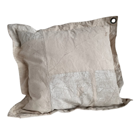 PW021 LARGE CANVAS PATCHWORK PILLOW