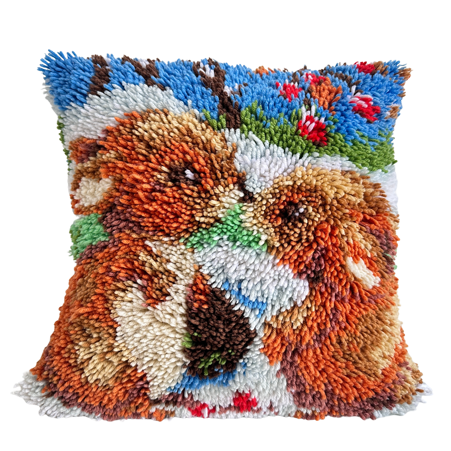 PW030 BABY BUNNIES LATCH HOOK PILLOW