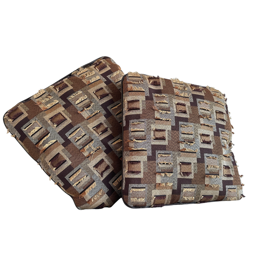 PW032 GEOMETRIC LEATHER EYELASH PILLOWS