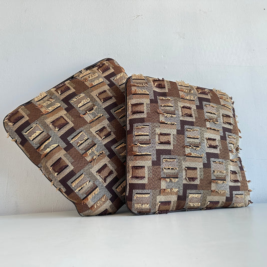 PW032 GEOMETRIC LEATHER EYELASH PILLOWS