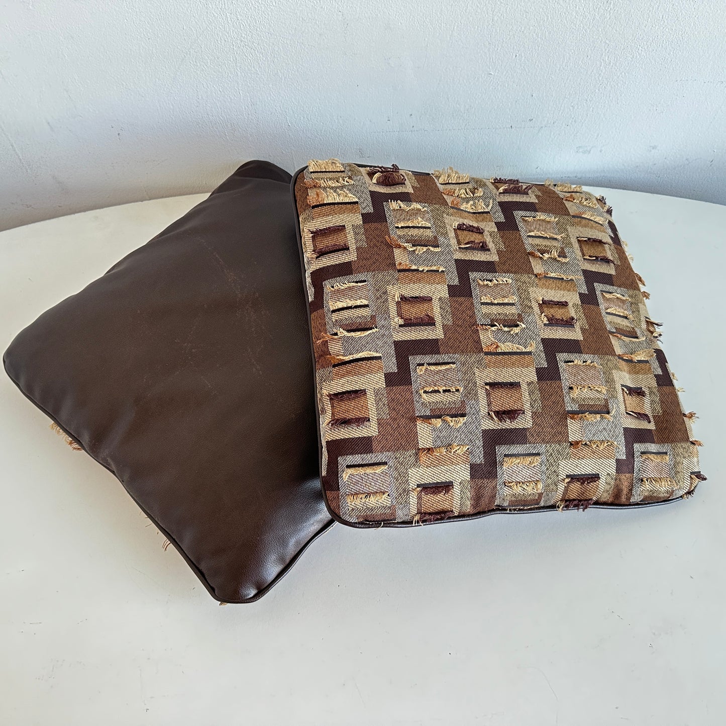 PW032 GEOMETRIC LEATHER EYELASH PILLOWS