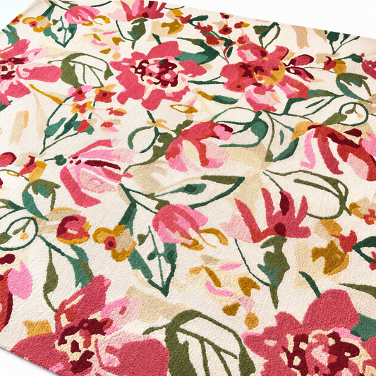 RF002 8' X 10' FLORAL RUG