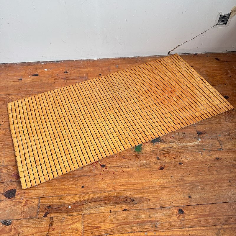 RF001 PAIR OF VINTAGE BAMBOO TATAMI MATS