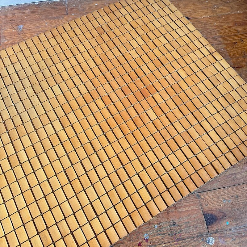 RF001 PAIR OF VINTAGE BAMBOO TATAMI MATS