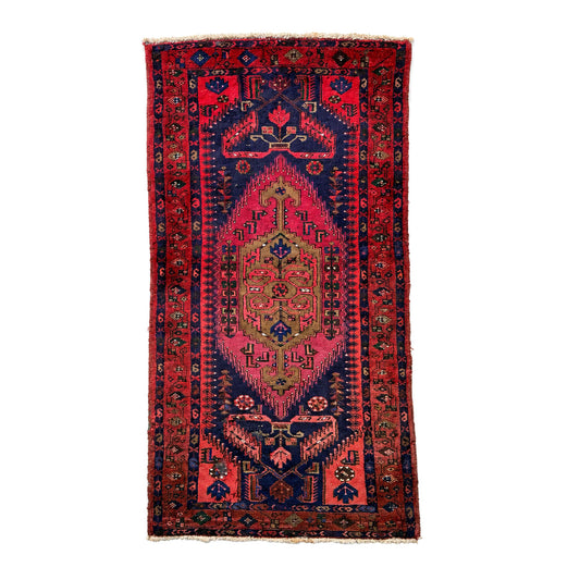 RF007  VINTAGE RED PERSIAN RUG