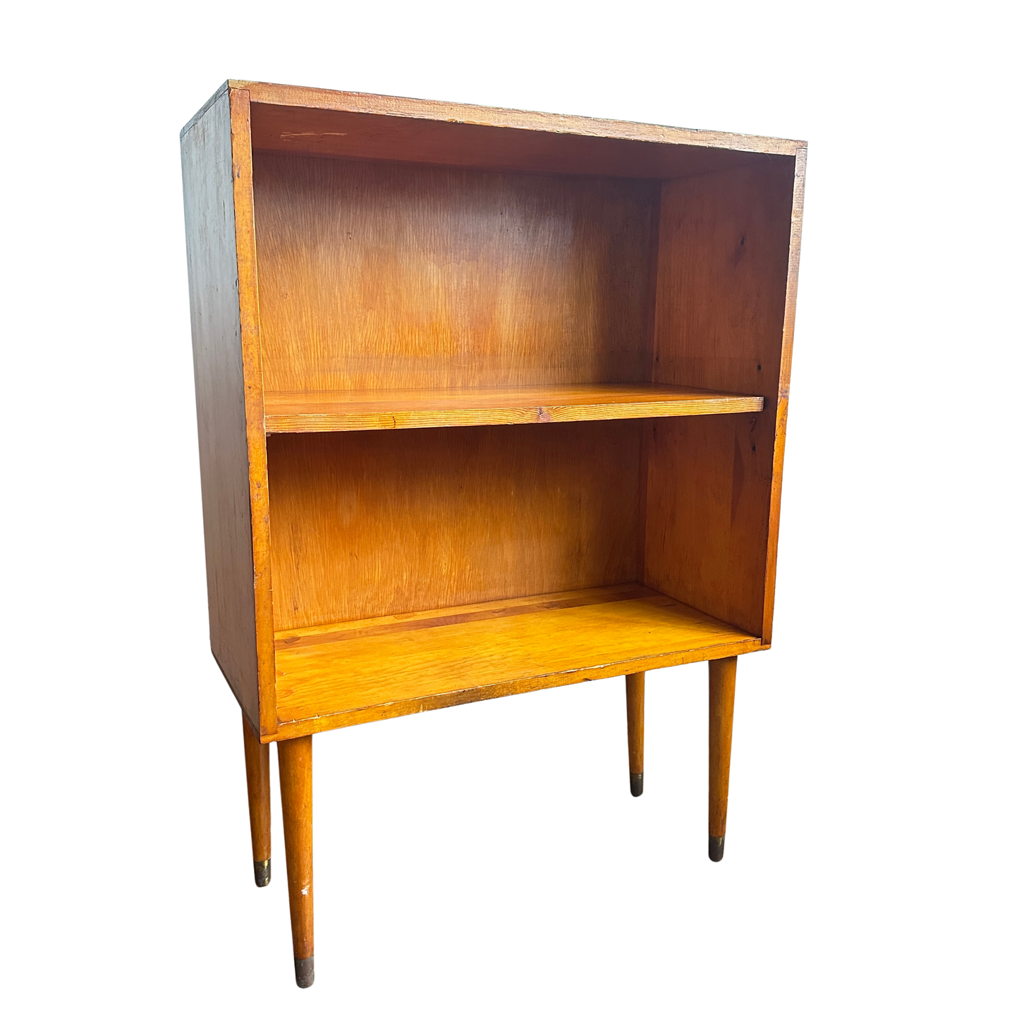 SH002 MID CENTURY WOOD BOOKSHELF