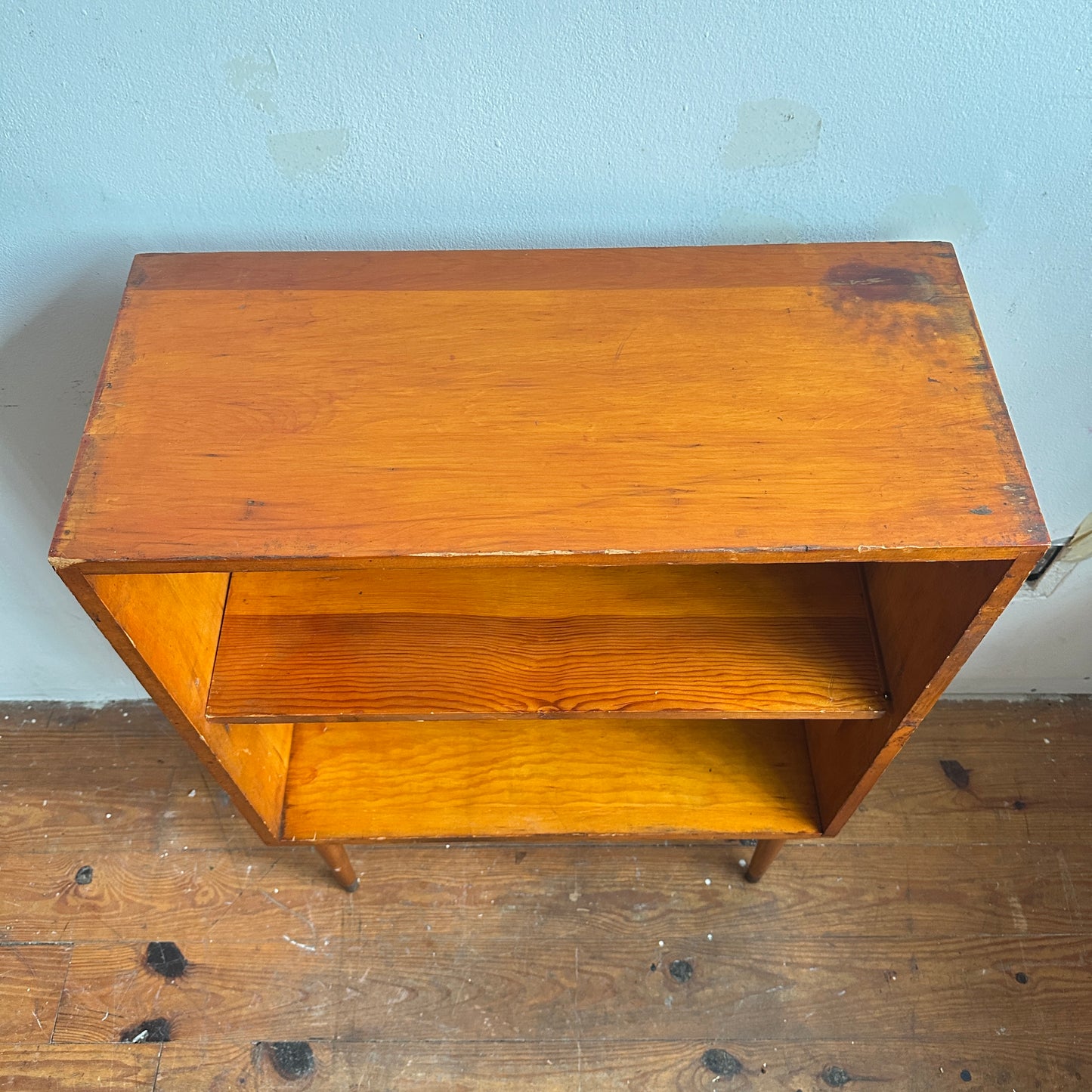 SH002 MID CENTURY WOOD BOOKSHELF