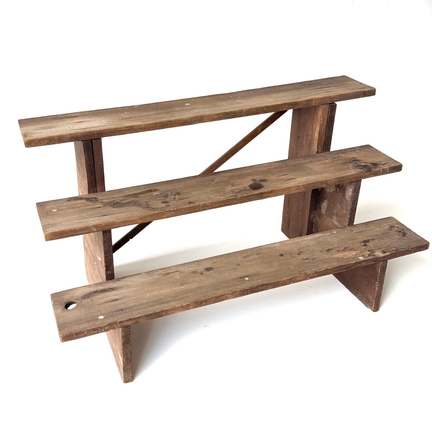 SH003 ANTIQUE RUSTIC DISPLAY RISER