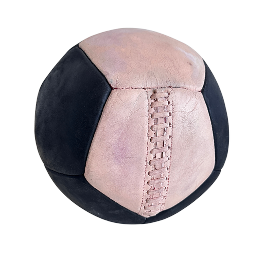 SP015 PEACH AND BLACKLEATHER FOOTBALL
