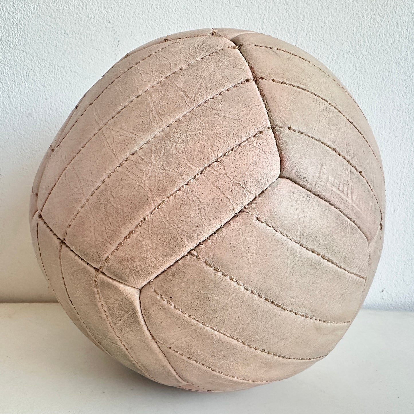 SP017 PEACH LEATHER FOOTBALL
