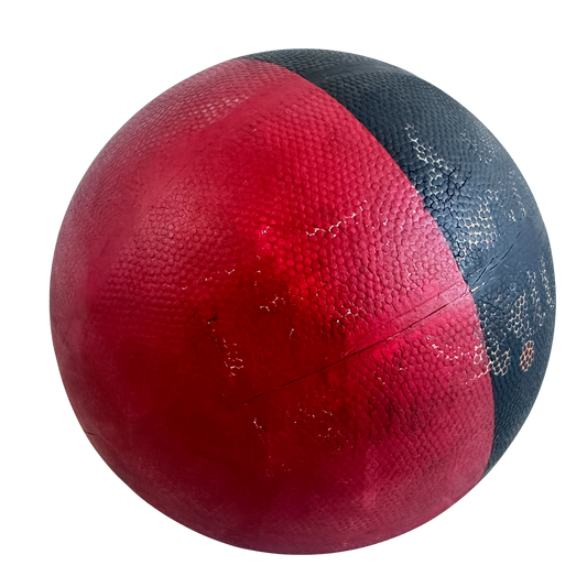 SP019 RED AND BLACK DISTRESSED BASKETBALL