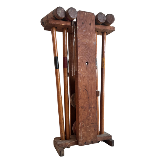 SP024 VINTAGE CROQUET SET