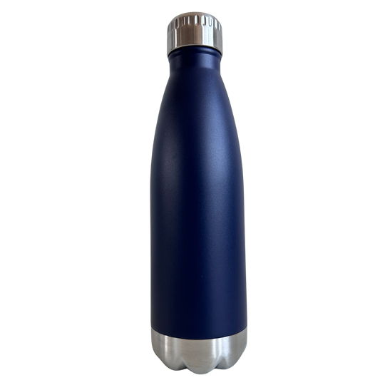 SP027 BLUE AND SILVER WATER BOTTLE
