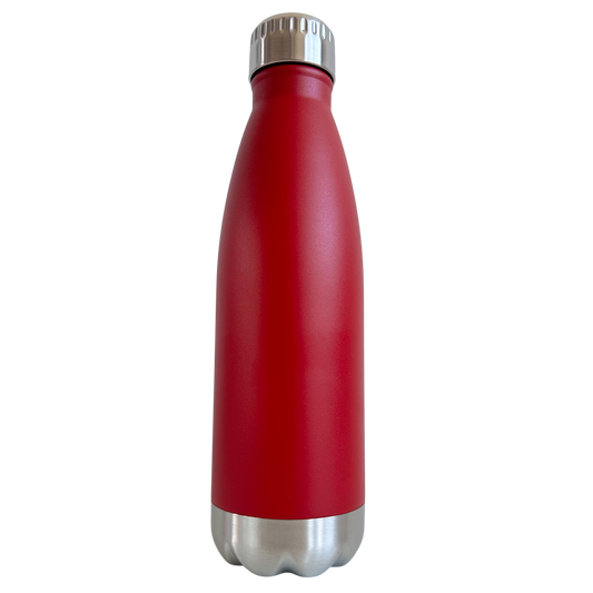 SP028 RED AND SILVER WATER BOTTLE