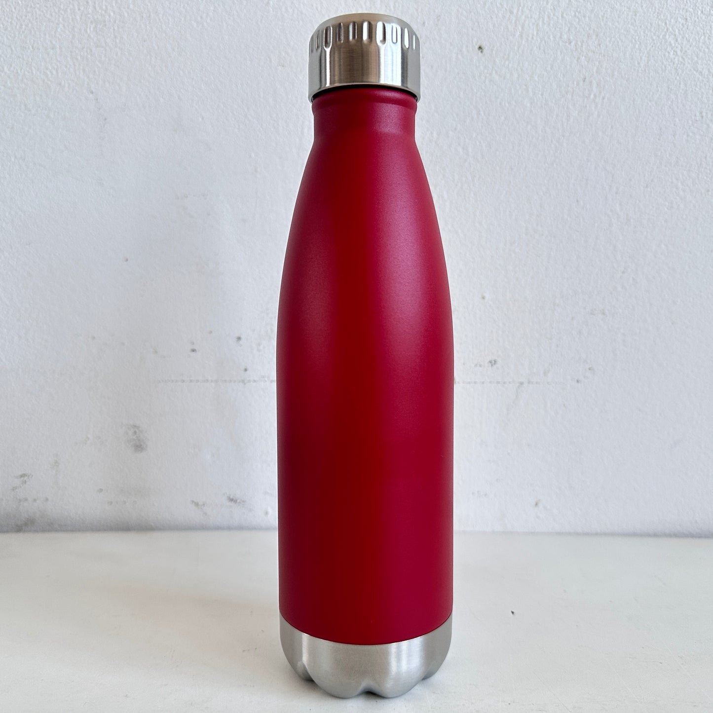 SP028 RED AND SILVER WATER BOTTLE