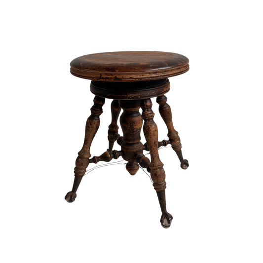 ST012 CLAWFOOT ADJUSTABLE STOOL