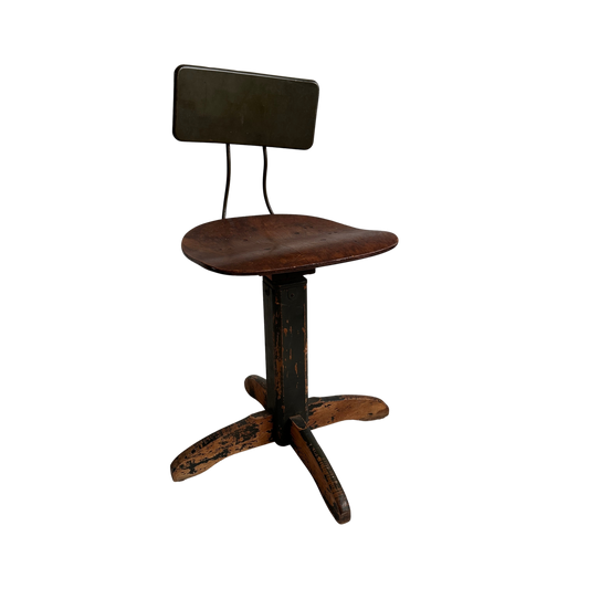 ST016 ADJUSTABLE WOODEN STOOL