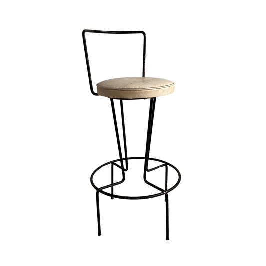 ST017 FRED WEINBERG IRON BAR STOOL