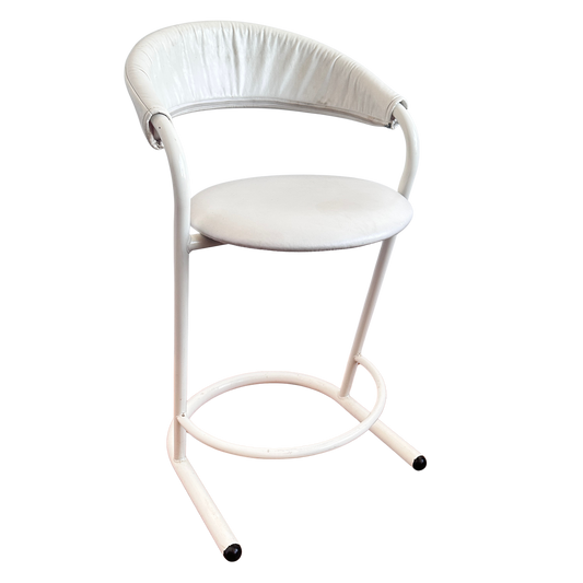 ST030 WHITE AMISCO BAR STOOL