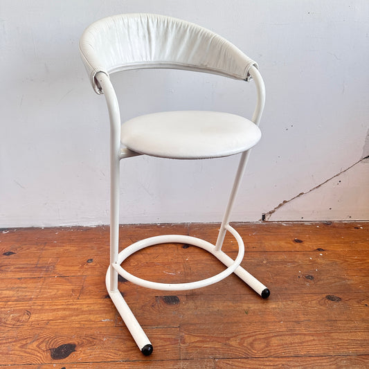 ST030 WHITE AMISCO BAR STOOL
