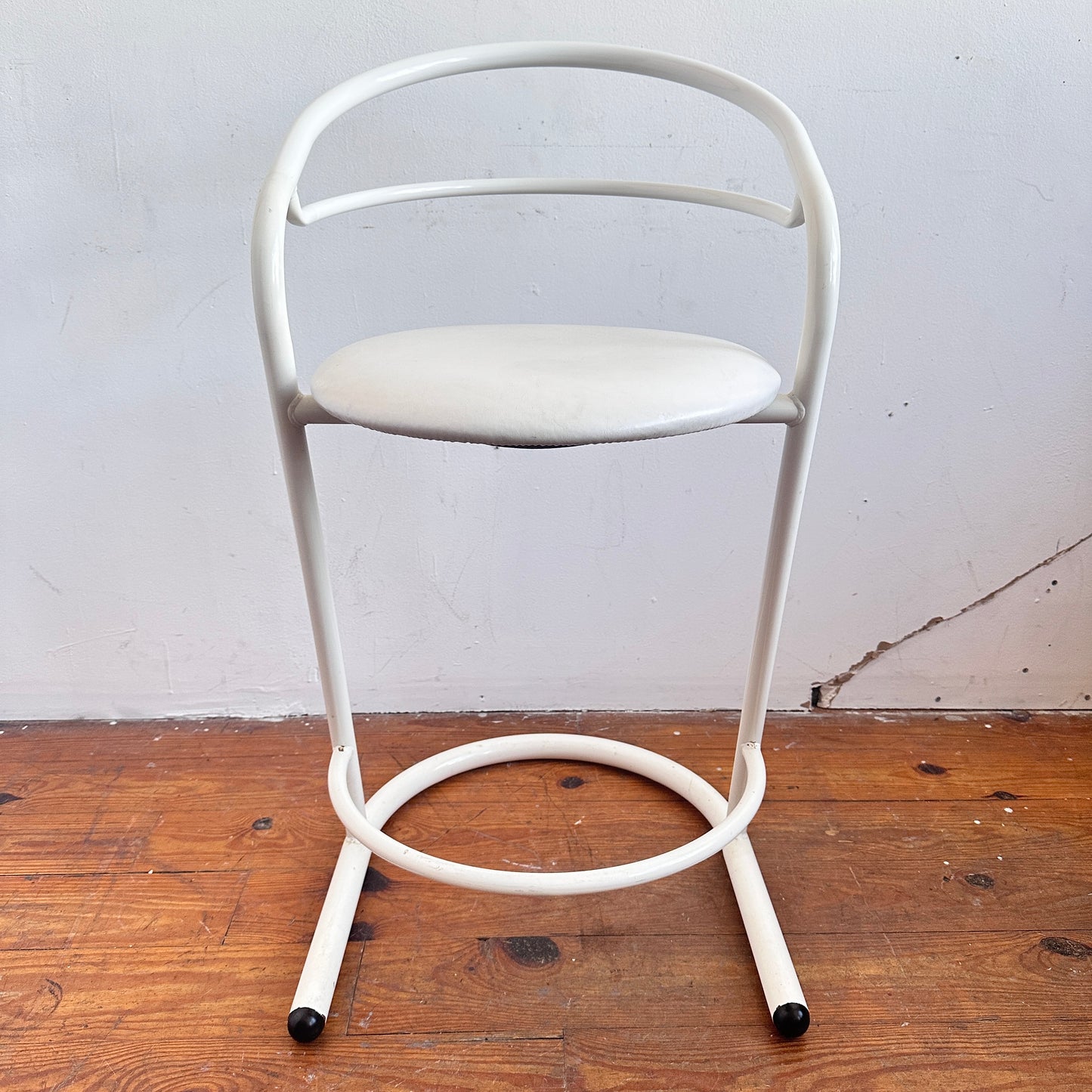 ST030 WHITE AMISCO BAR STOOL
