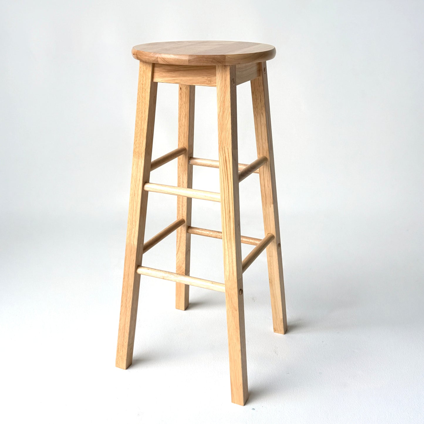 ST032 BASIC BLOND WOOD STOOL