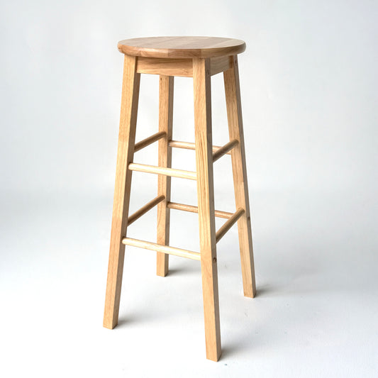 ST032 BASIC BLOND WOOD STOOL