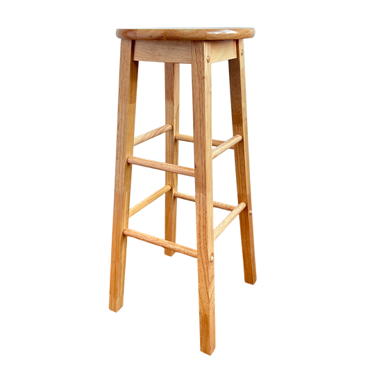 ST032 BASIC BLOND WOOD STOOL