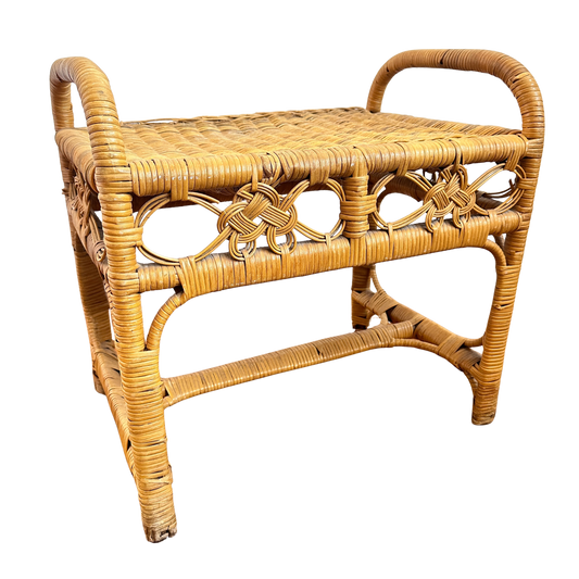 TB023 WICKER SIDE TABLE