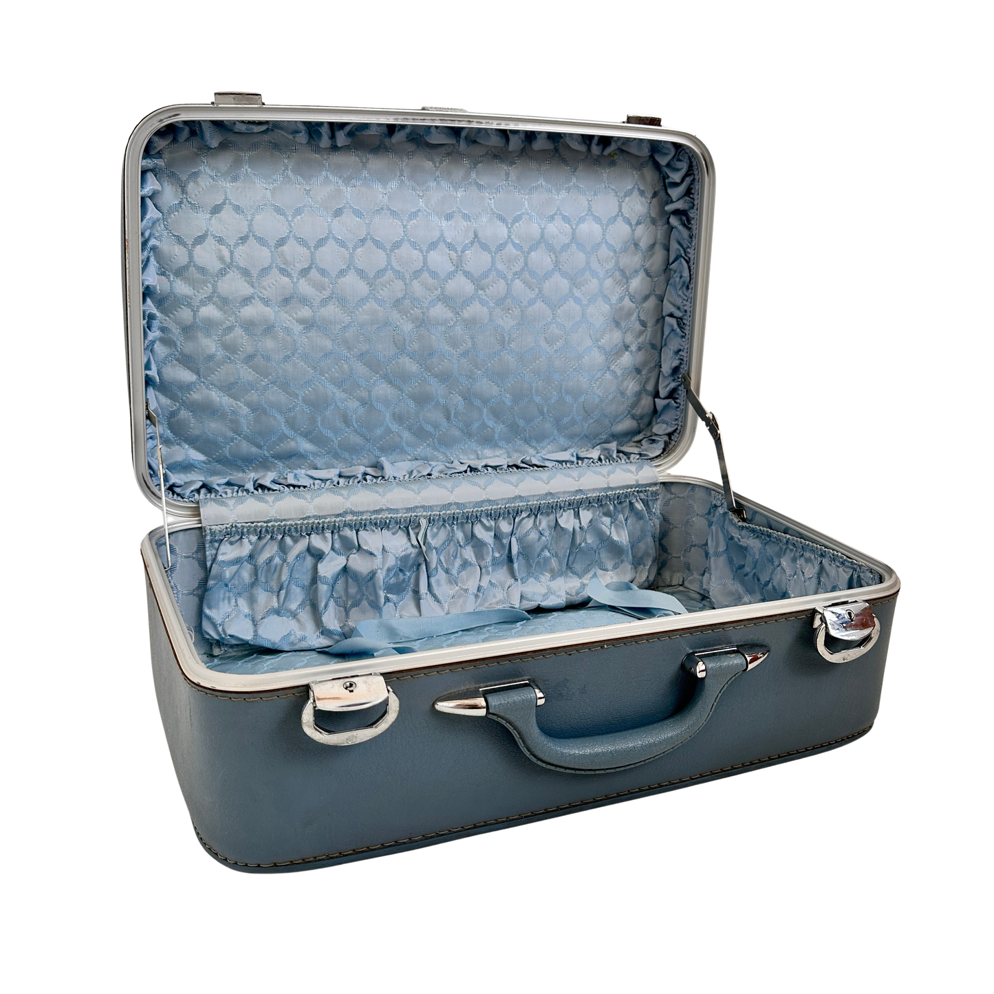 TL003 BLUE AMELIA EARHART SMALL SUITCASE