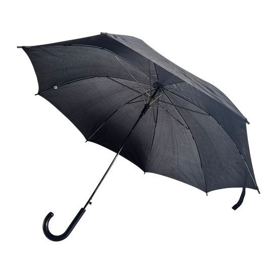 TL013 DISTRESSED BLACK UMBRELLA