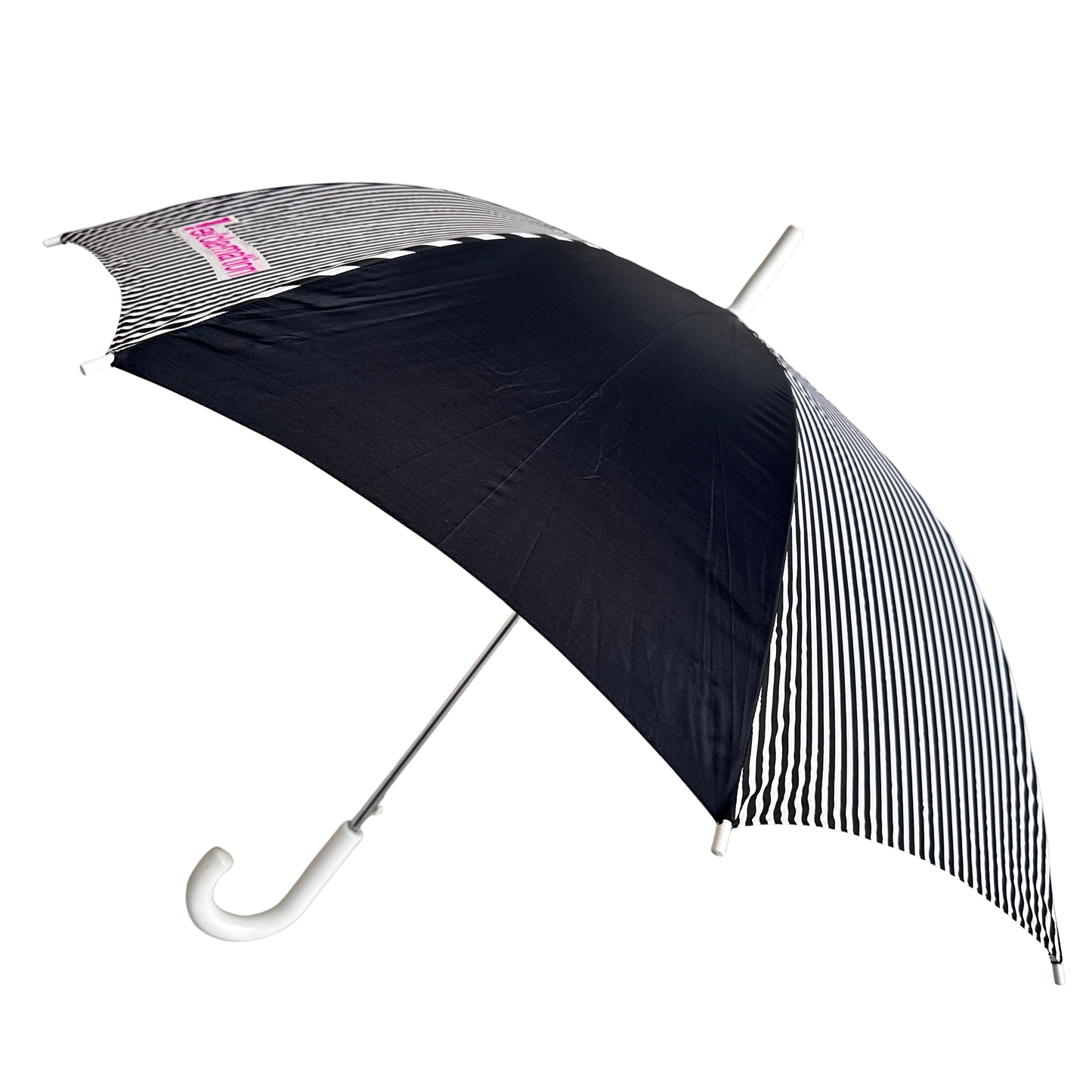 TL017 BLACK & WHITE EXCLAMATION UMBRELLA