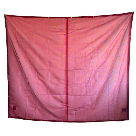 TP001 10' X 12' RED MESH TARP