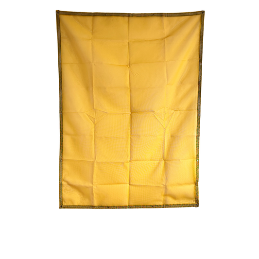 TP003 8' X 6' YELLOW MESH TARP