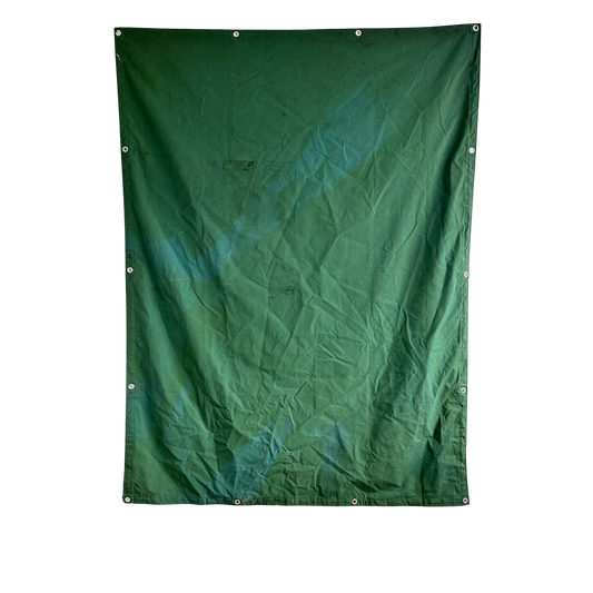 TP005 8' X 6' GREEN CANVAS TARP