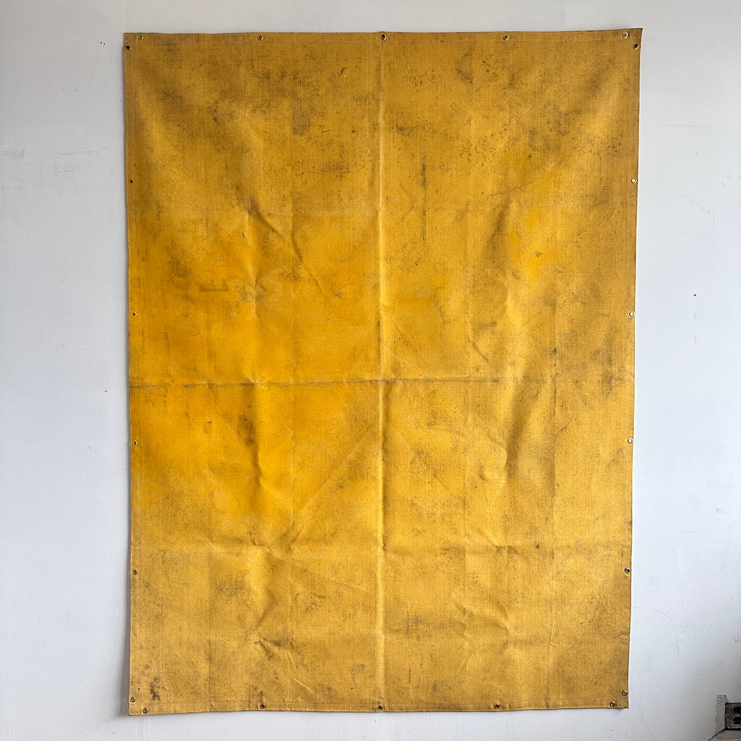 TP008 8' X 6' YELLOW CANVAS TARP