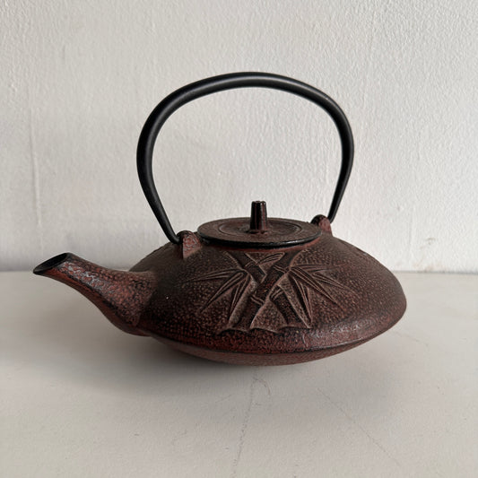 TT001 VINTAGE JAPANESE CAST IRON TEA POT