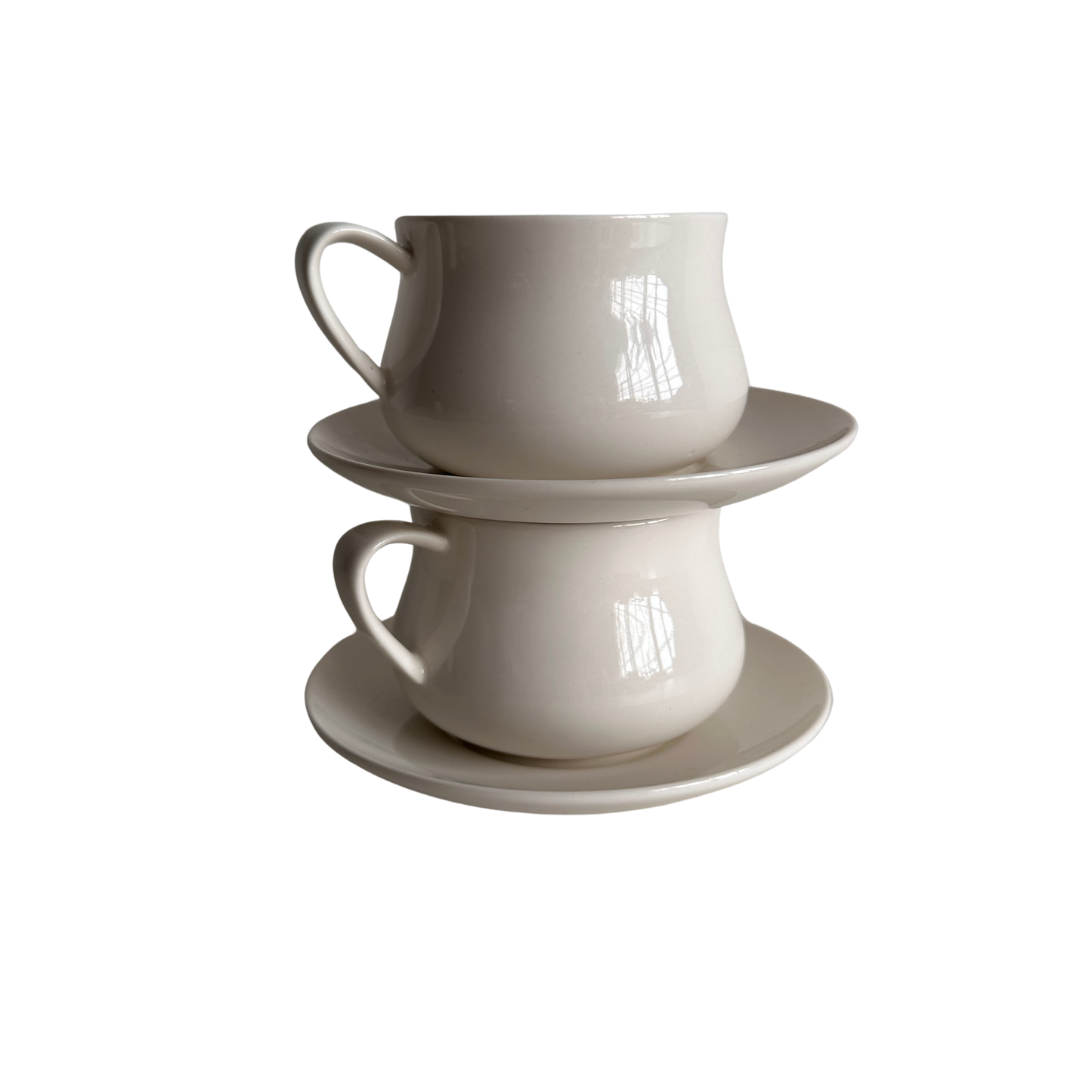 TT016 SET OF TWO OLMINSKY COFFEE CUPS WITH SAUCERS