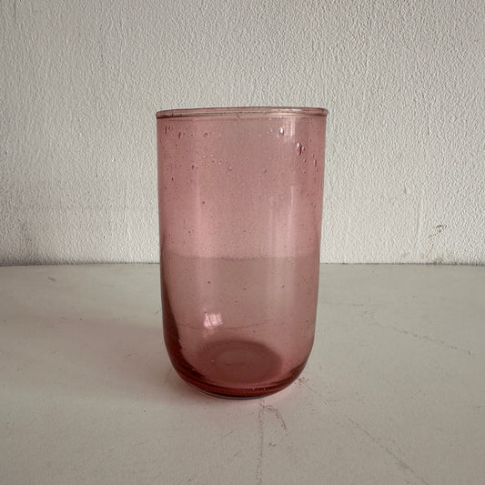 TT022 PINK BUBBLE GLASS