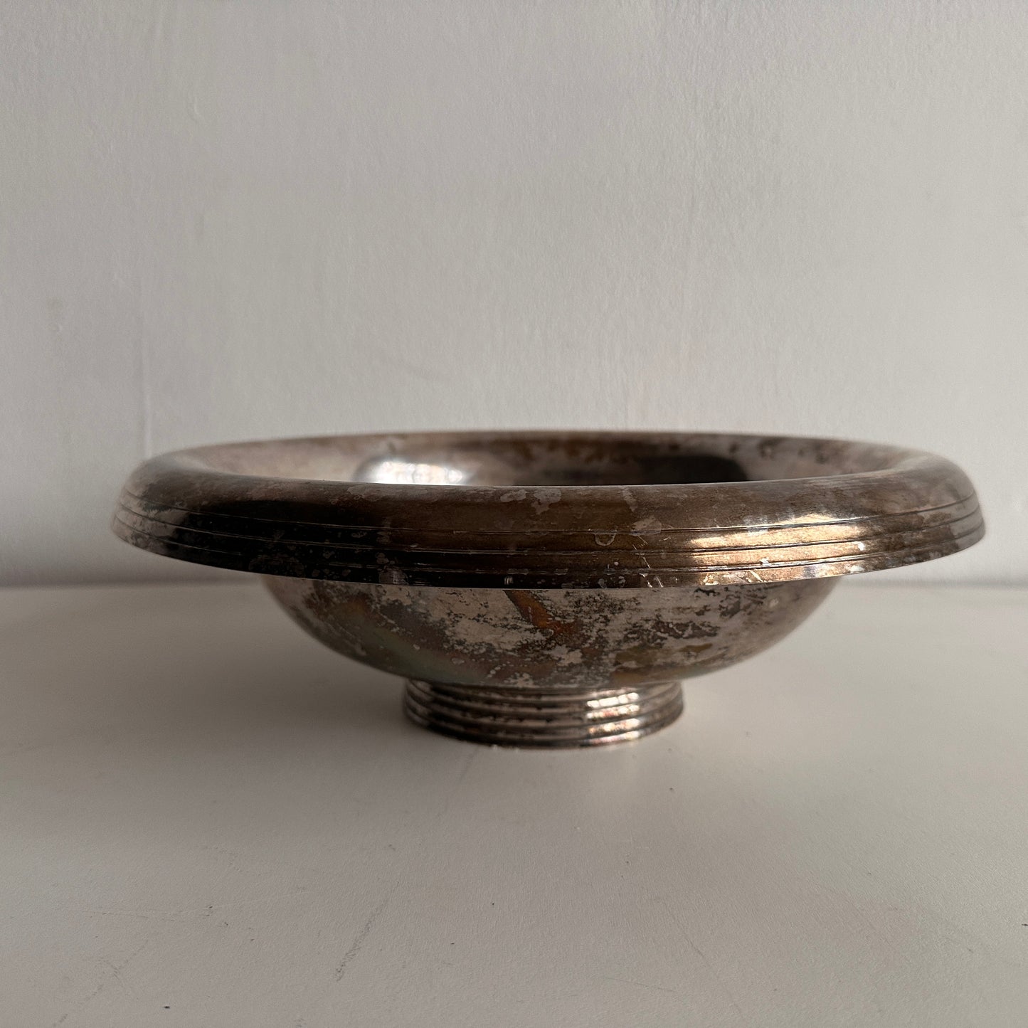 TT079 SILVER SERVING BOWL