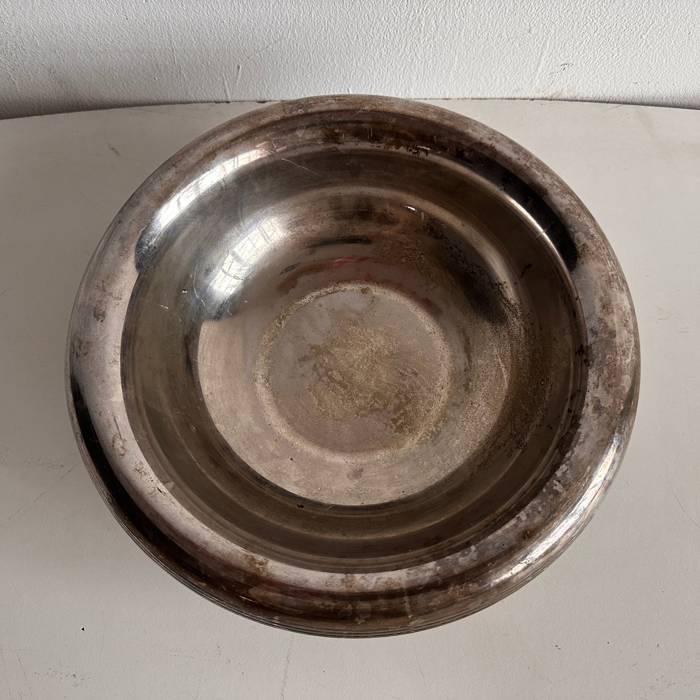 TT079 SILVER SERVING BOWL