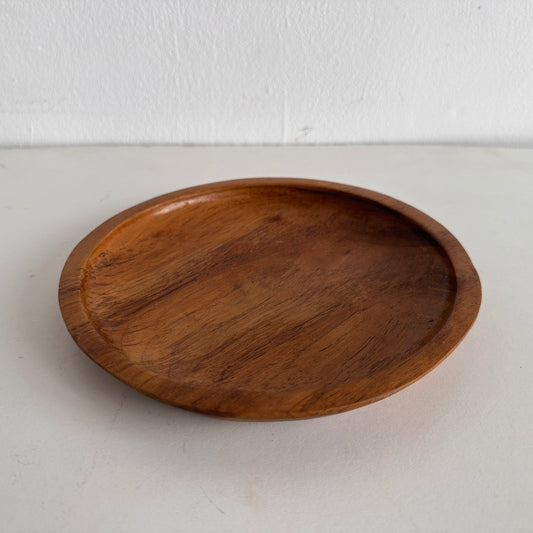 TT097 ROUND WOOD TRAY