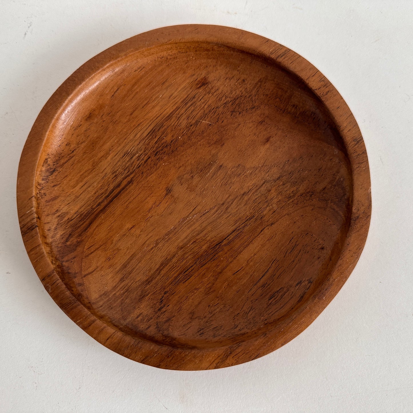 TT097 ROUND WOOD TRAY