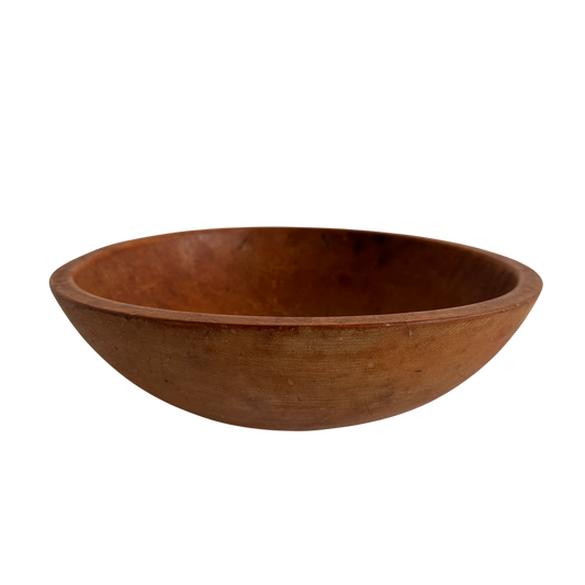 TT098 LARGE ROUND WOOD SERVING BOWL