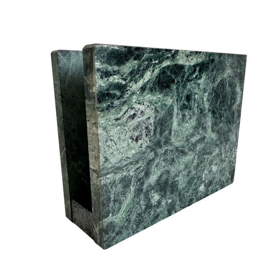 TT122 GREEN MARBLE NAPKIN HOLDER