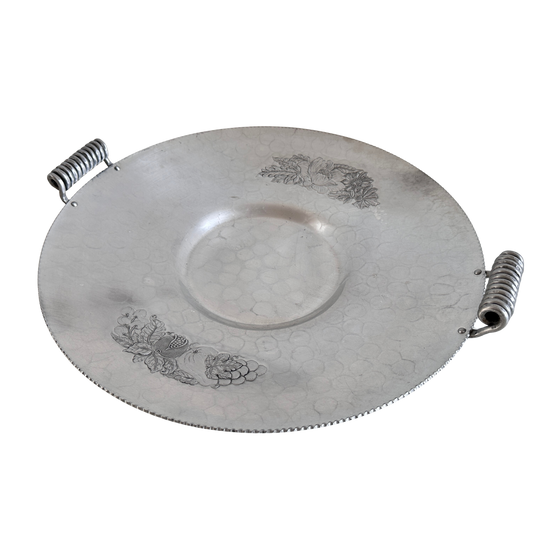 TT124 ALUMINUM SERVING PLATTER