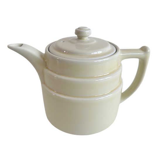 TT129 PALE YELLOW TEAPOT