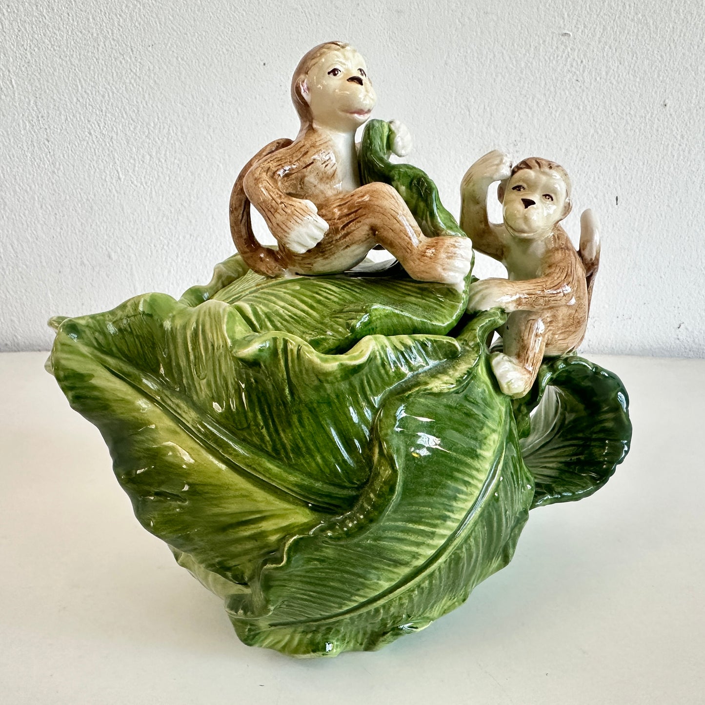 TT144 MONKEY BUSINESS CABBAGE TEAPOT